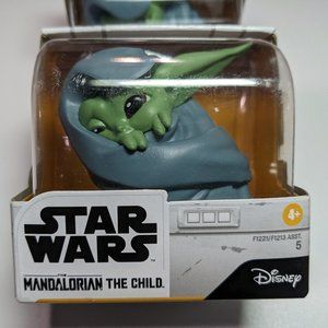 Set of 2 The Bounty STAR WARS Mandalorian Child Yoda Ornament - Series 1, #5 NEW